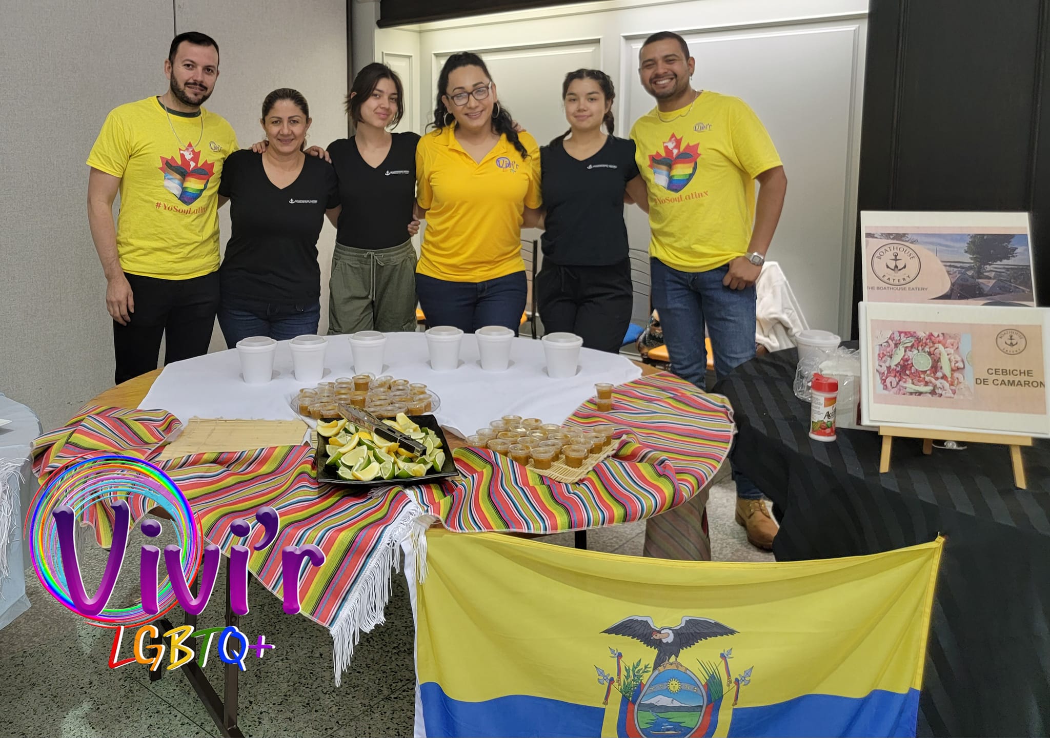 Cultural celebration with the Ecuadorian community