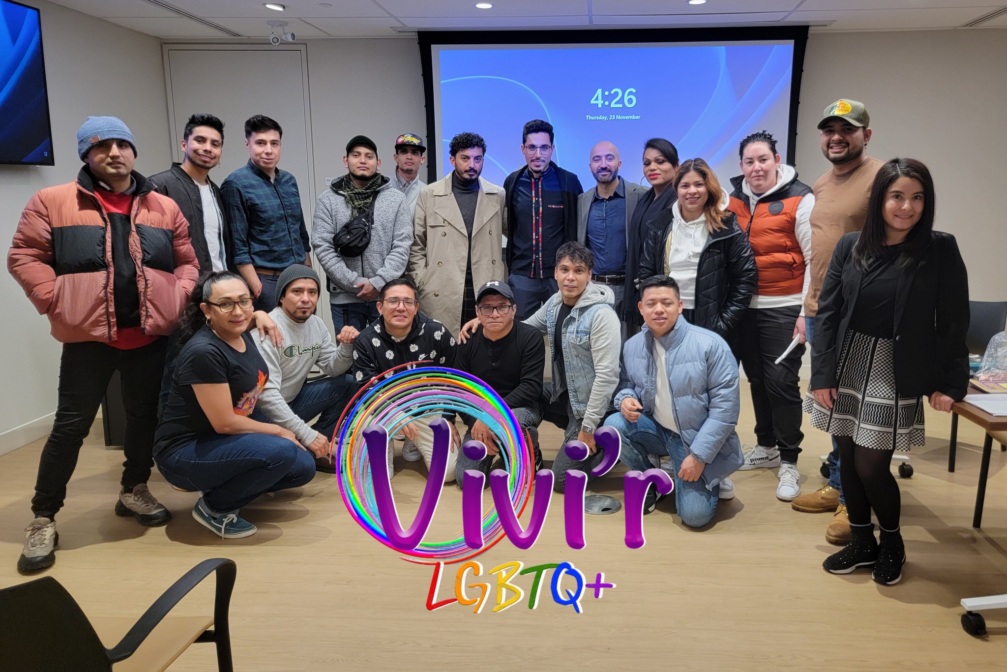 Group portrait in the boardroom