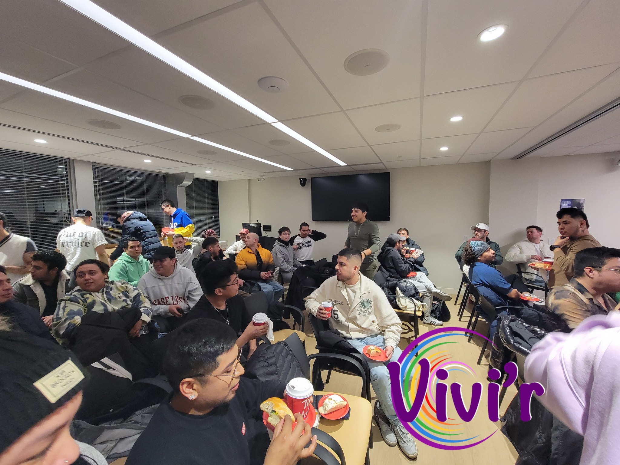 Packed newcomers orientation session