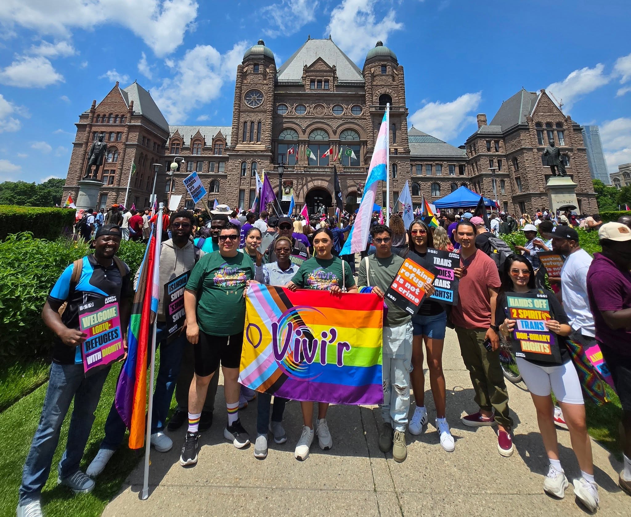 Group rally at the legislature
