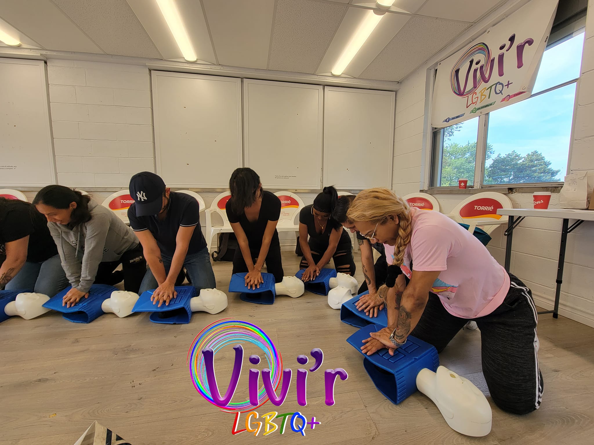 CPR and first aid training session