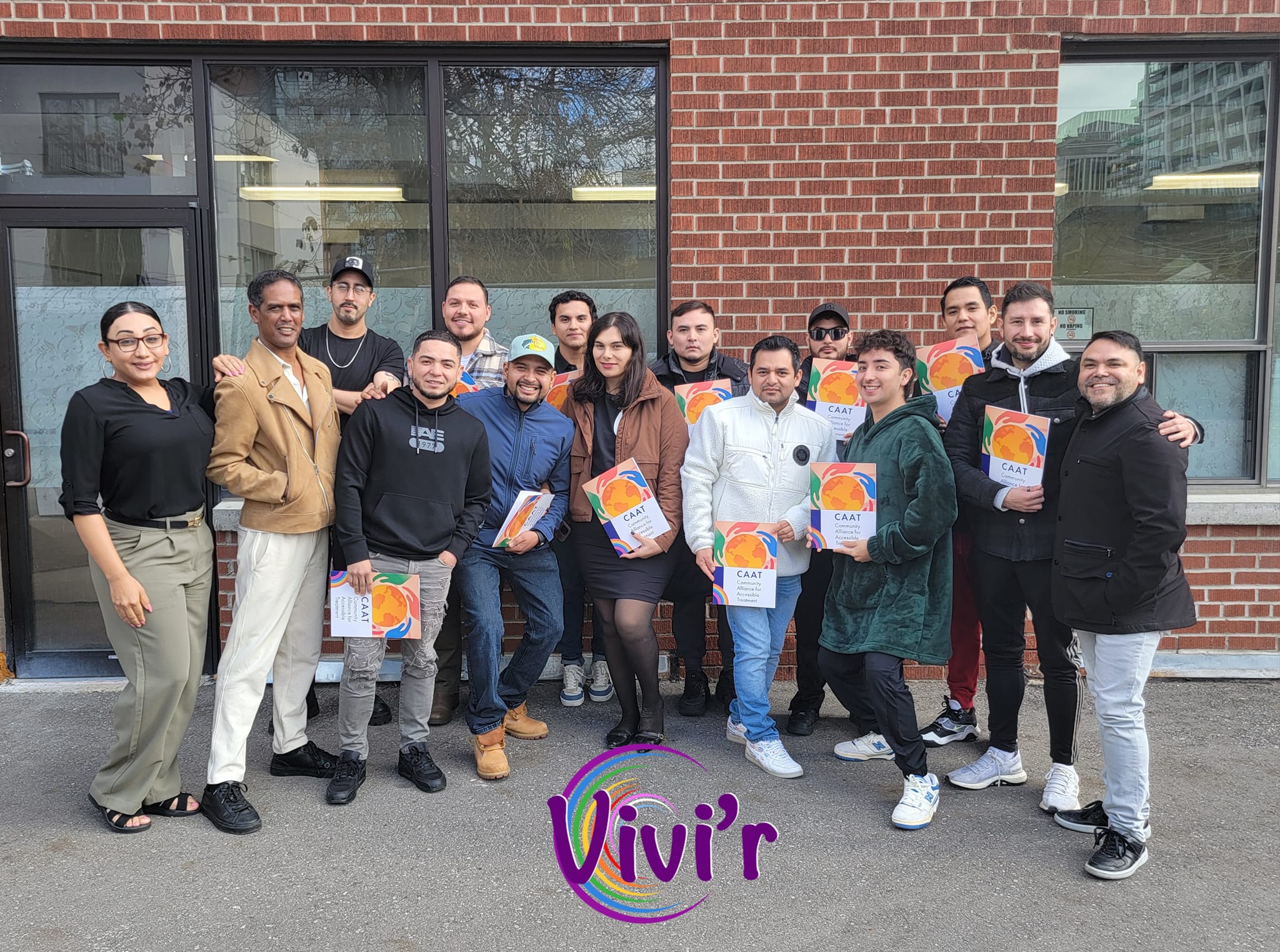 CAAT workshop group portrait outdoors