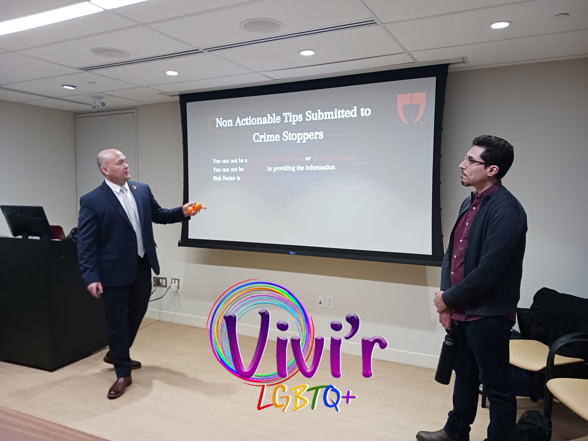 Crime Stoppers presentation workshop