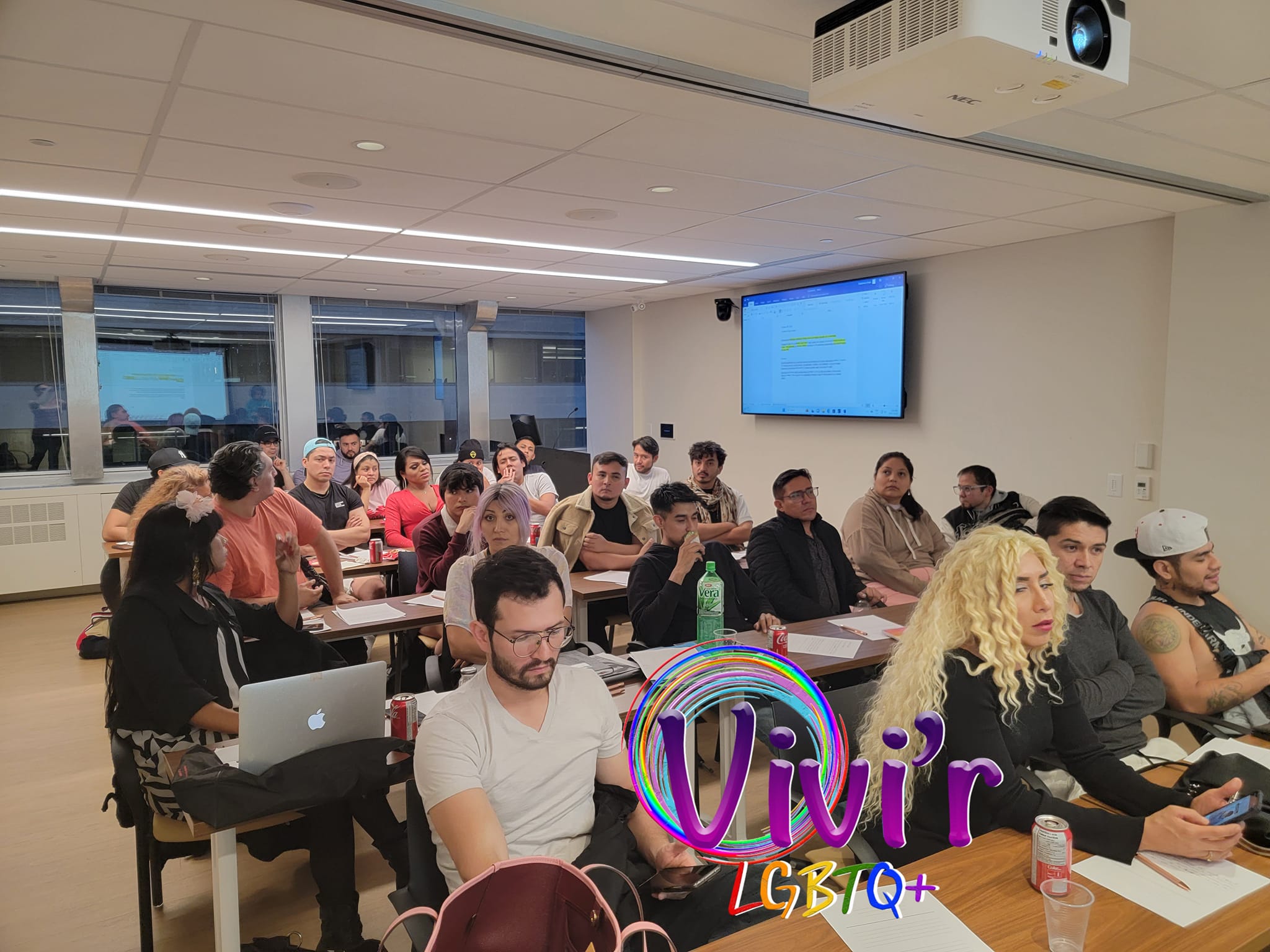 Large classroom workshop