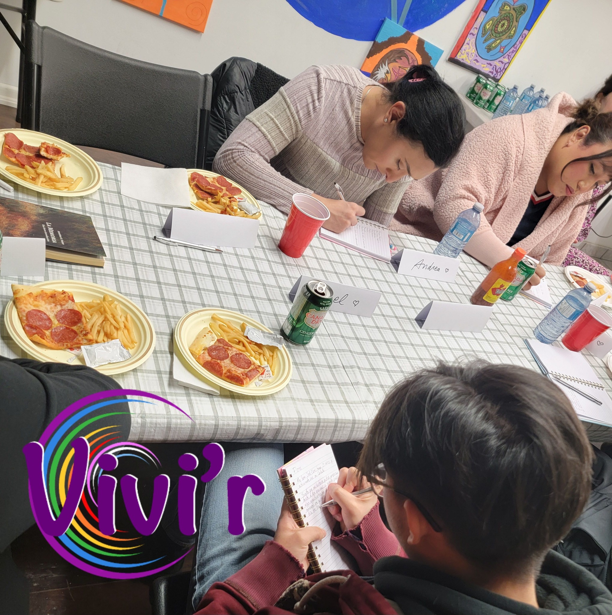 Pizza and journaling workshop